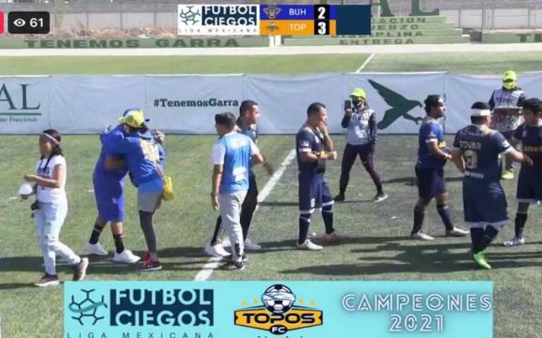 ¡Topos campeón de la primera edición de la Liga Mexicana Fútbol Ciegos!