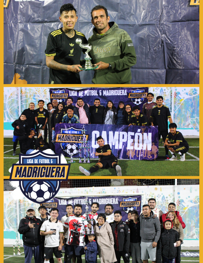 Atlético San Luis, bicampeón de la Liga de Futbol 5 Madriguera